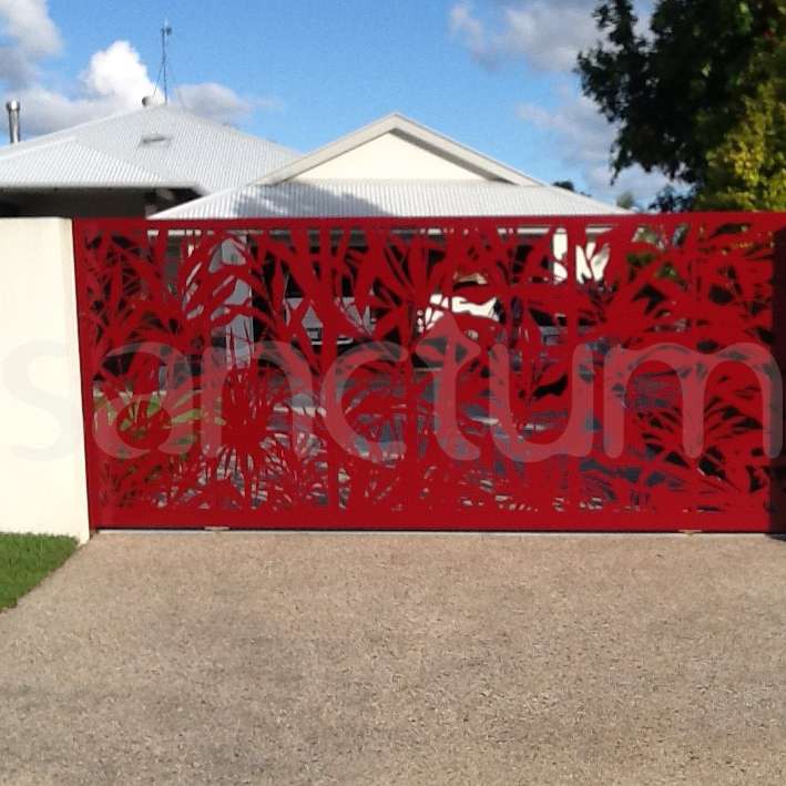 Sanctum aluminium Jabiru driveway gate