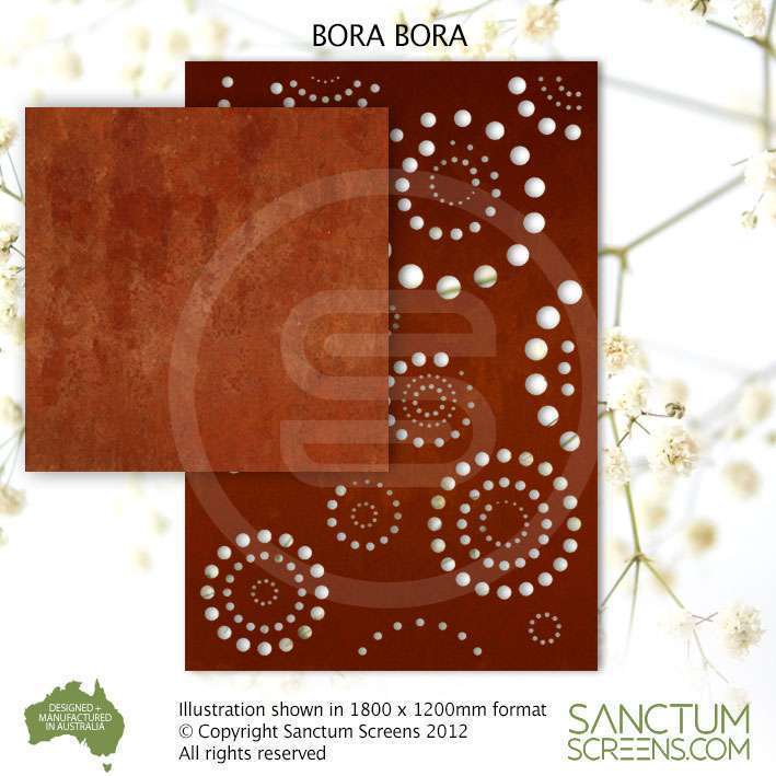 BORA BORA CORTEN SCREEN | Sanctum screens
