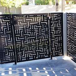 Folded Bahamas pool safe fencing