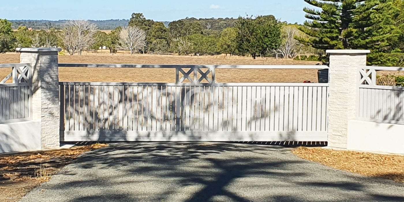Sanctum Custom Slatted sliding gate